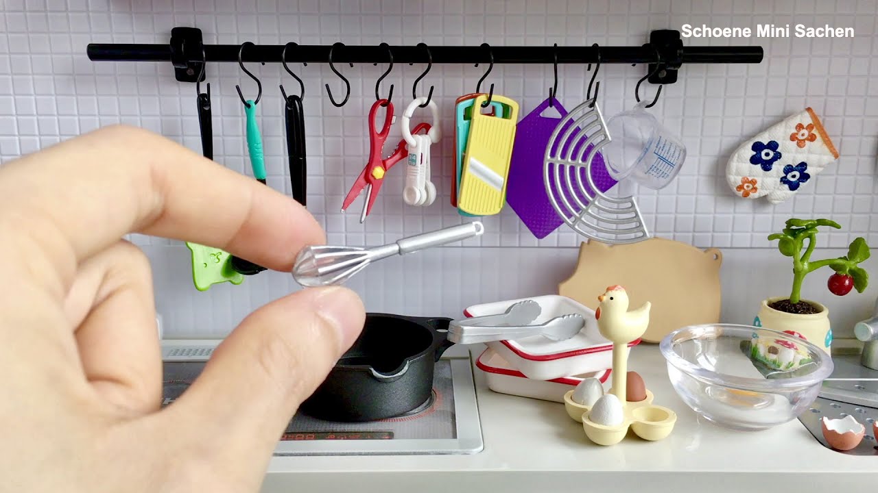 Mini Toy Food Cooking | Re-Ment Mini Kitchen | Toy Miniatures | Pork Cutlet with Rice (ASMR)