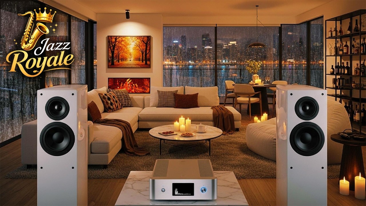 Romantic City Night Jazz 🌙 Smooth Lounge Music for Relaxing, Sleep & Cozy Evening