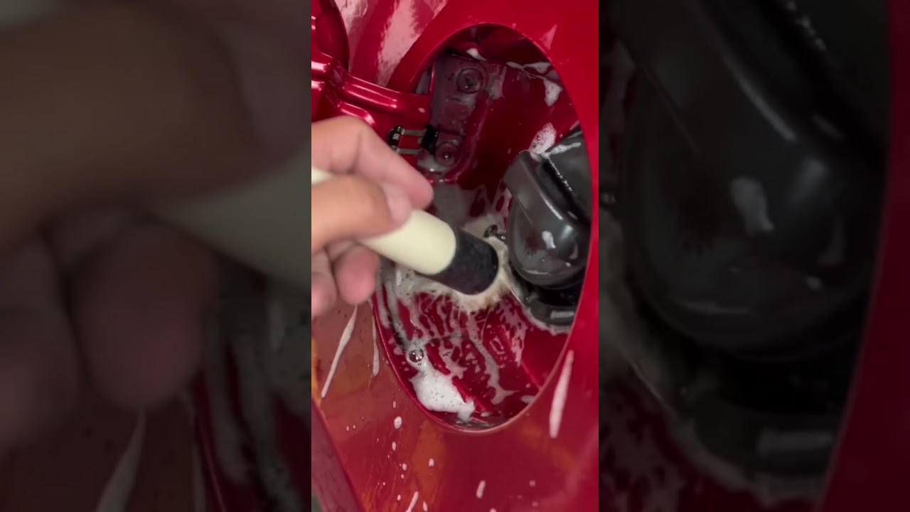 Gas Cap and Cover cleaning with Riley's Remove