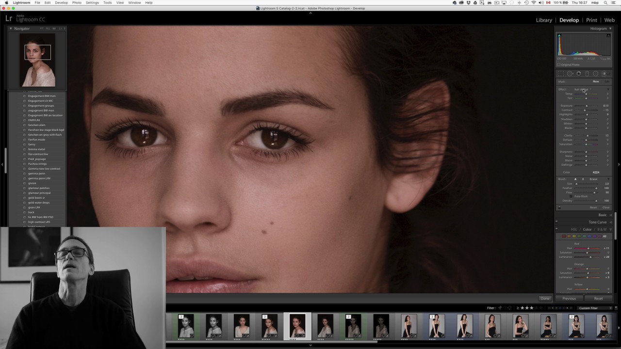 Editing Beauty Photography and Portraits  with only Lightroom