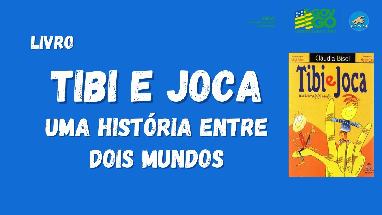 LIVRO | TIBI E JOCA - UMA HISTÓRIA DE DOIS MUNDOS (EM LIBRAS)