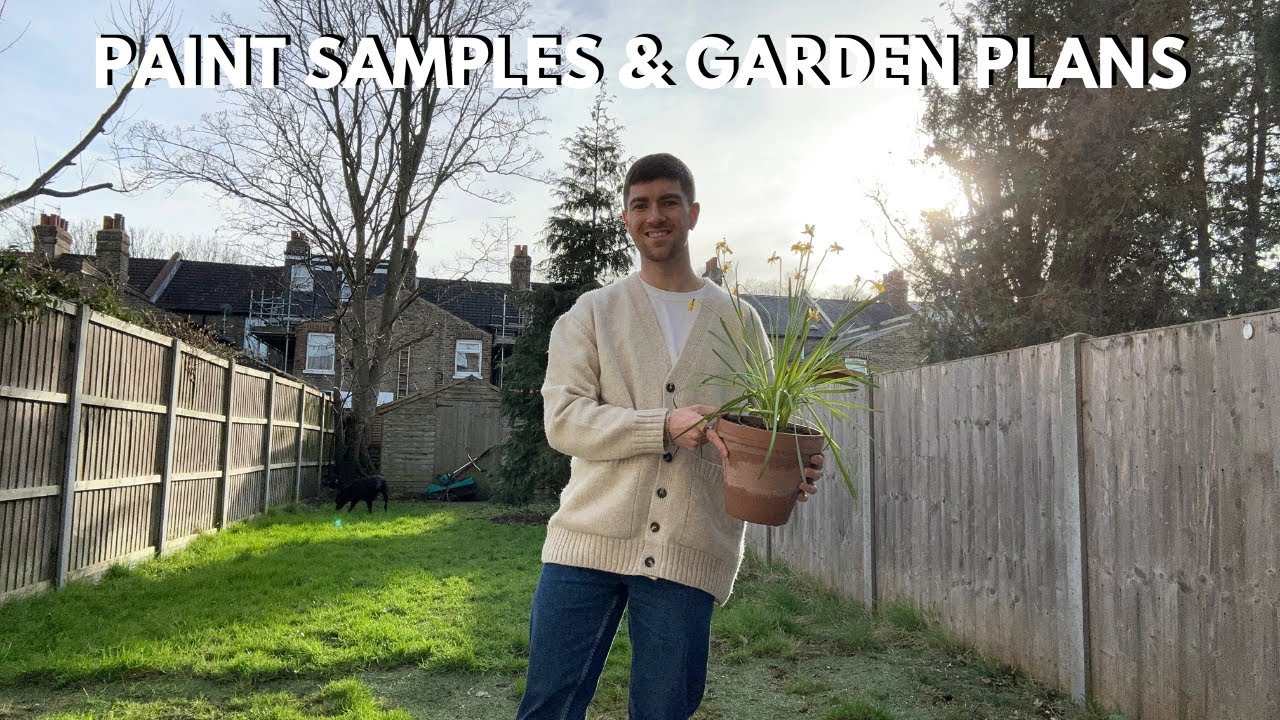 TRYING PAINT SAMPLES & PLANNING THE GARDEN | VLOG