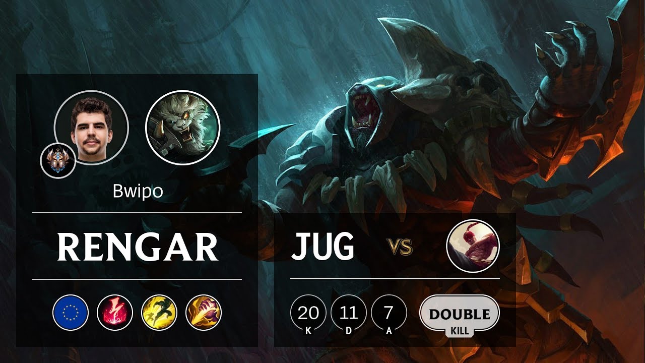 Rengar Jungle vs Lee Sin - EUW Challenger Patch 9.24