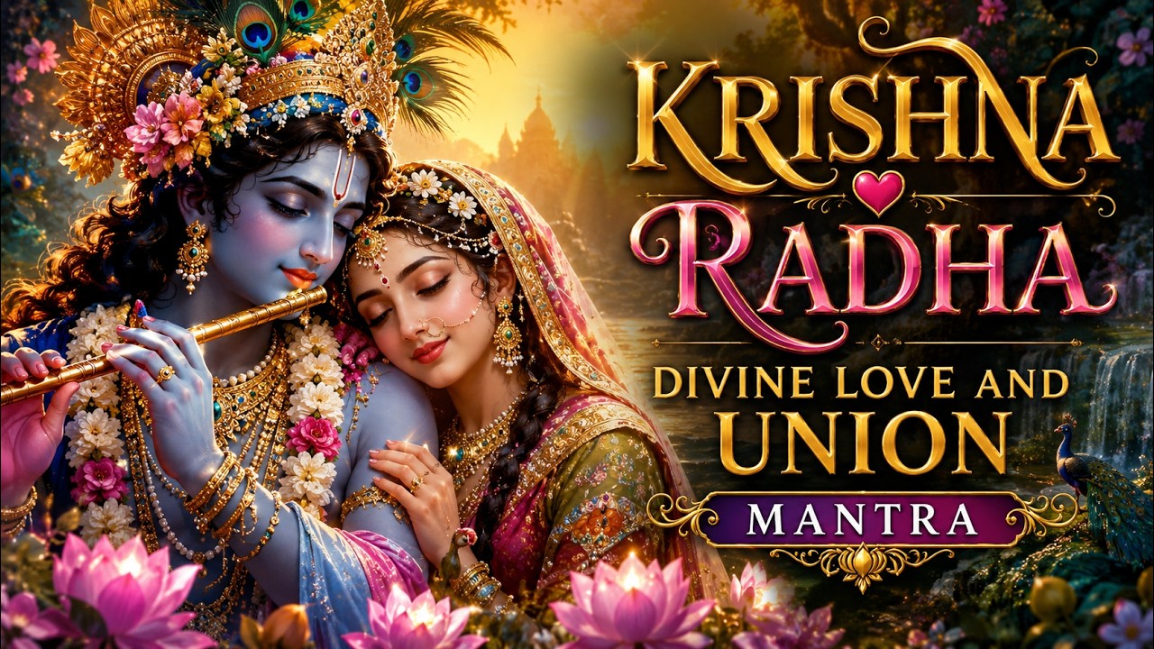 KRISHNA RADHA DIVINE UNION & MARRIAGE MANTRA (BALANCE OF MASCULINE FEMININE ENERGY)