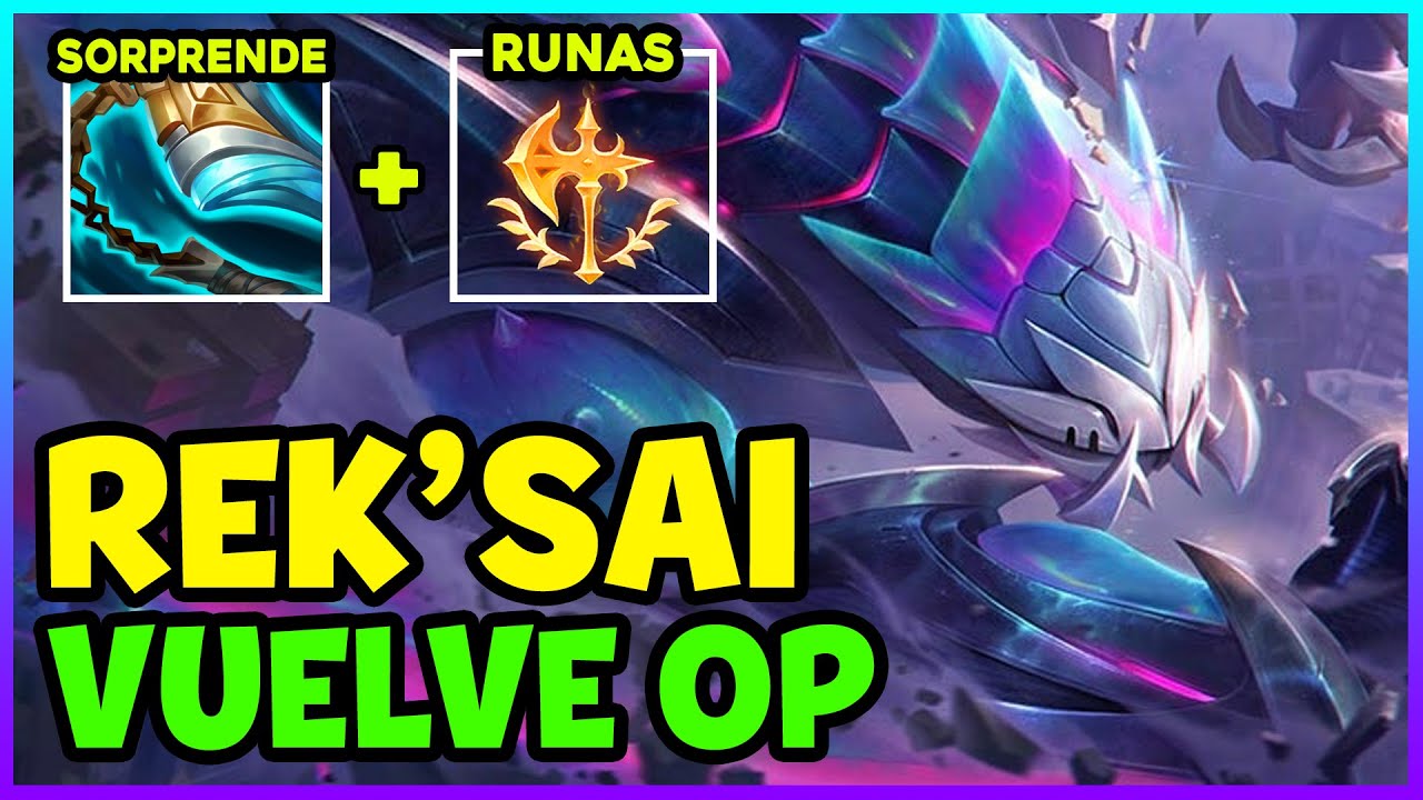 🔥 *PURO SHOW* COMO JUGAR REK'SAI JUNGLA S15 GUÍA ESPAÑOL | TEMPORADA 15 LOL 2025