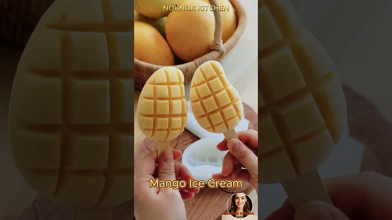 Homemade Mango Ice Cream &ndash; Creamy & Refreshing #noknokkitchen