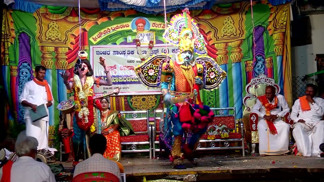 Shashirakha parinaya sundara Baiyaku Nataka ಶಶಿರೇಖಾ ಪರಿಣಯ ಬೈಲಾಟ ಸಿಂಧುವಾಳ ಗ್ರಾಮ
