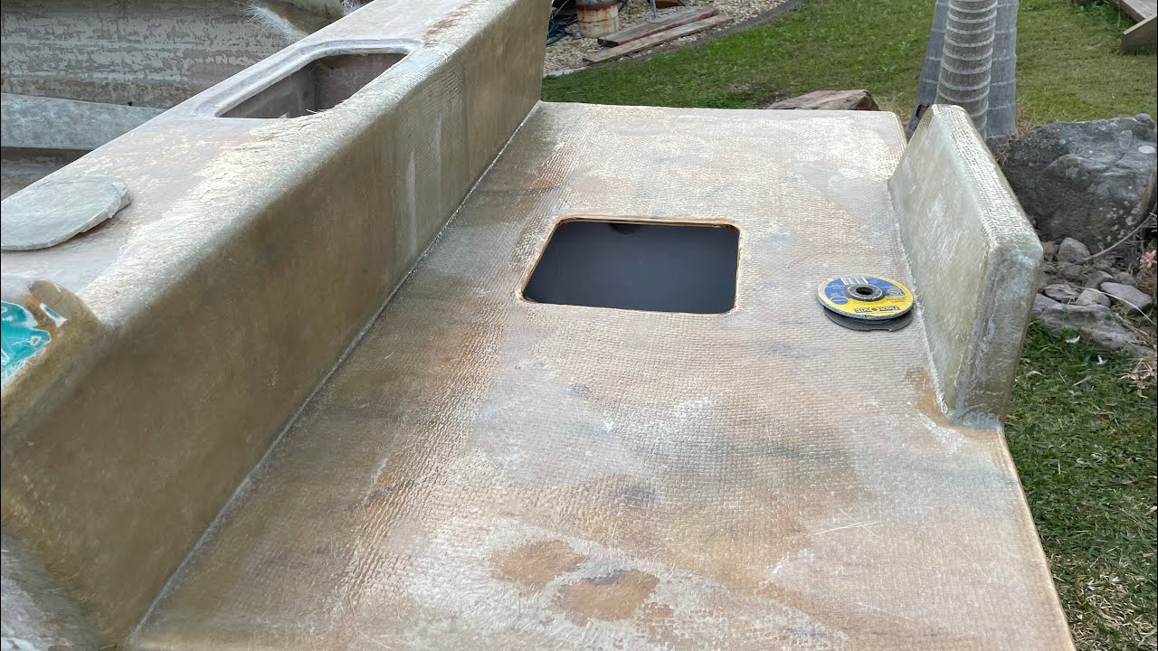 Fibreglass Boat Rebuild pod extension