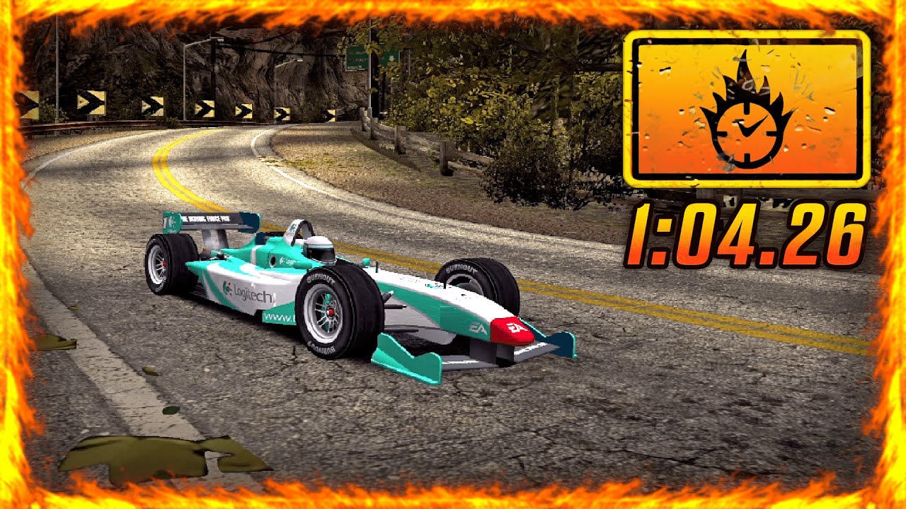 Burnout Revenge: Lone Peak (F) Burning Lap [1:04.26]