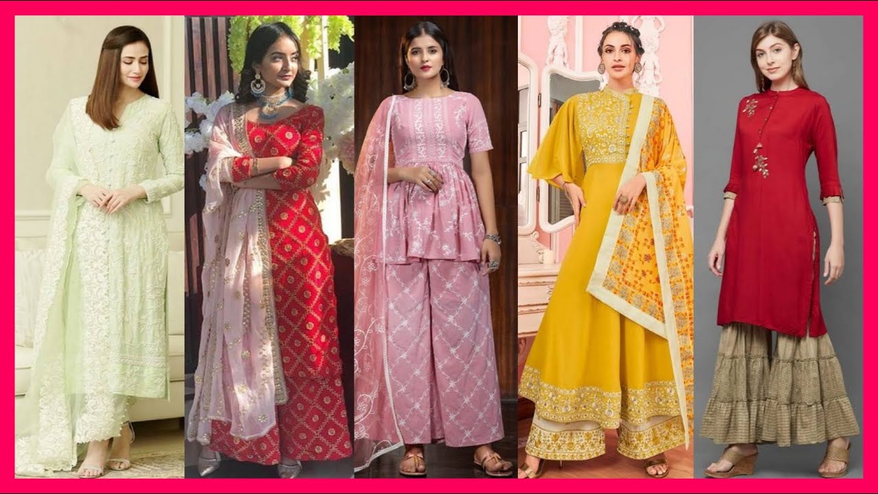 Kurti palazzo set | Palazzo pants with kurti | Plazo suit design | New plazo design 2021|#plazosuit