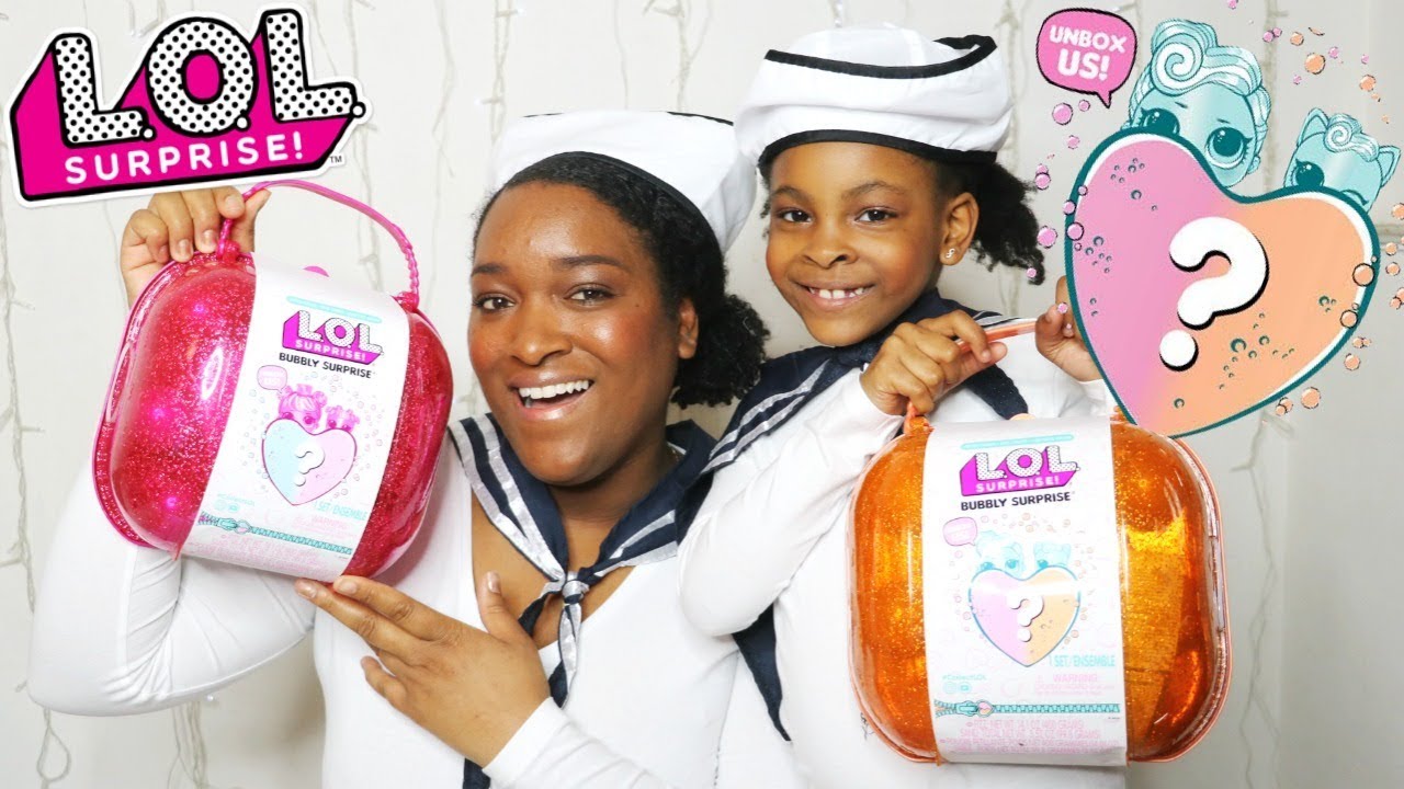 NOUVEAU ! POUPEES LOL BUBBLY SURPRISE ROSE et ORANGE Coeur effervescent fizzy heart unboxed