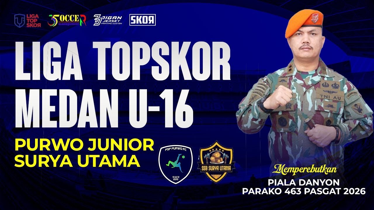 Liga Top Skor Medan U-16 : PSP PURWO JR vs SURYA UTAMA