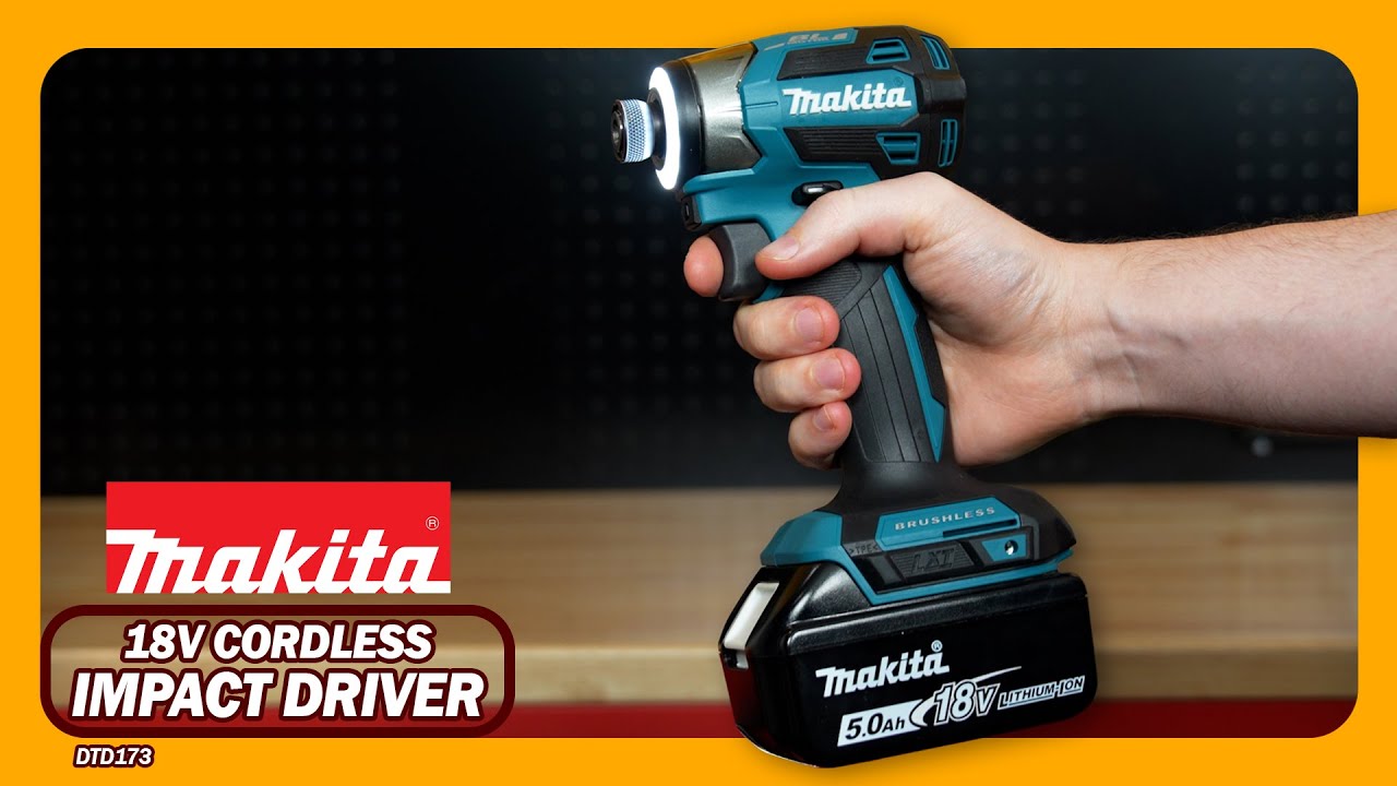 Makita 18V Brushless Cordless 4-Stage Impact Driver Skin - DTD173