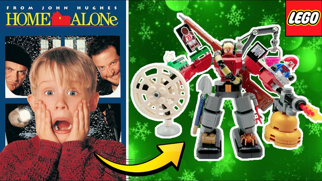 Building Lego Mechs for ICONIC CHRISTMAS MOVIES