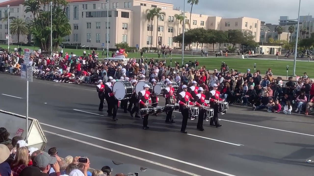 2025 Holiday Bowl Parade Marching Bands