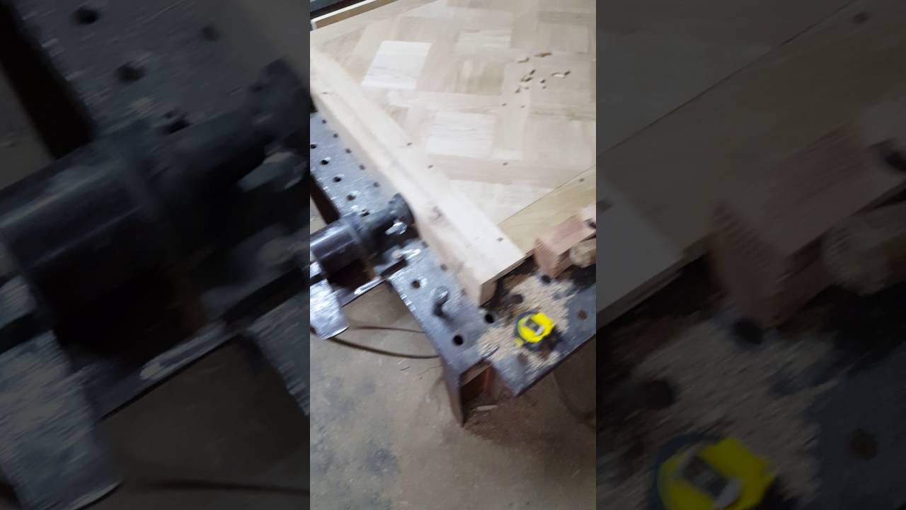 Versailles parquet panels handmade - the traditional method of assembly