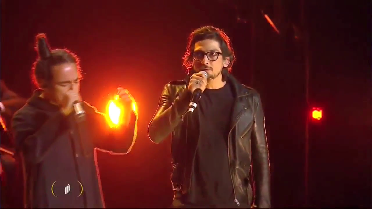 Lucha de gigantes Rubén Albarrán y León Larregui