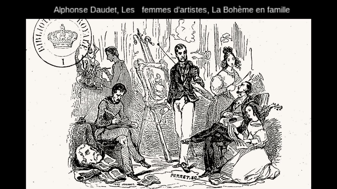 Alphonse Daudet, Les femmes d'artistes, La Bohême