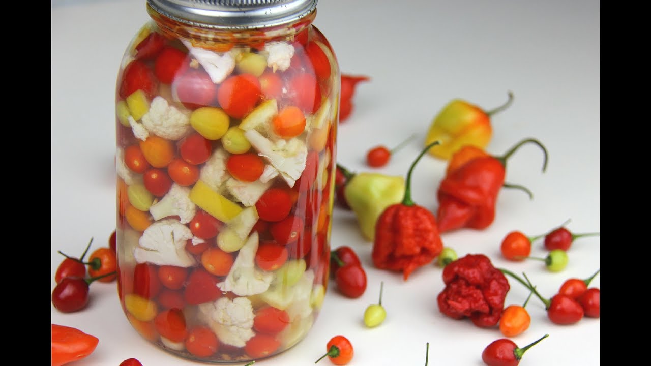 Spicy Pickled Peppers #TastyTuesdays | CaribbeanPot.com