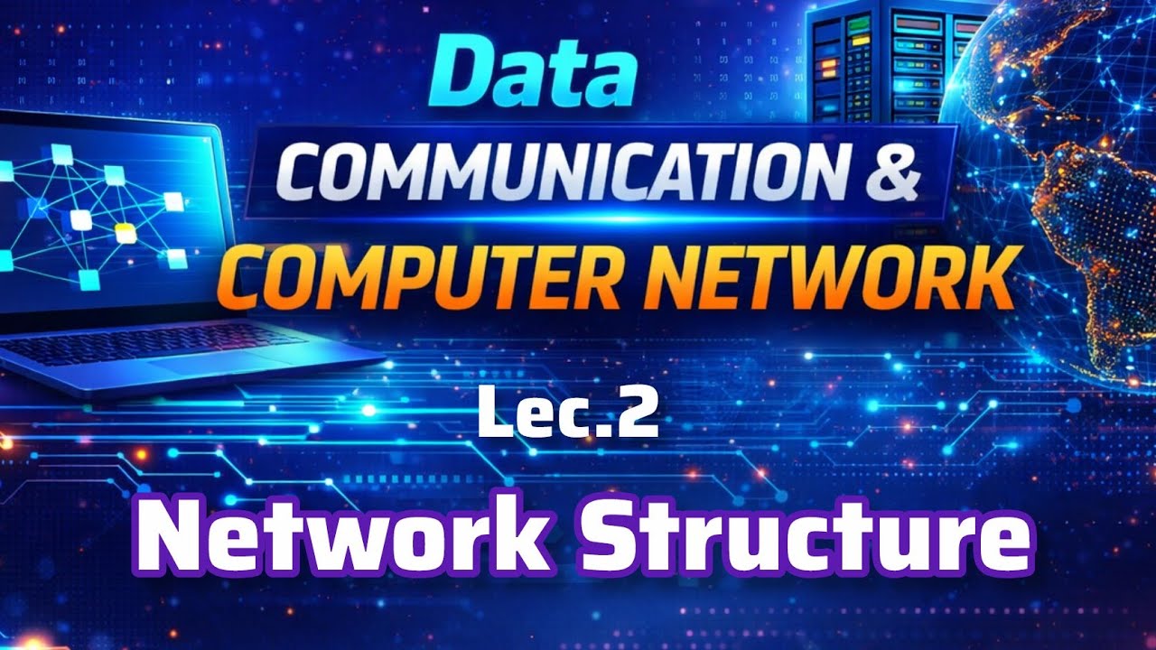 Computer Network Structure Full Explanation | Easy Hindi Tutorial | Components of Network |  Lec.2