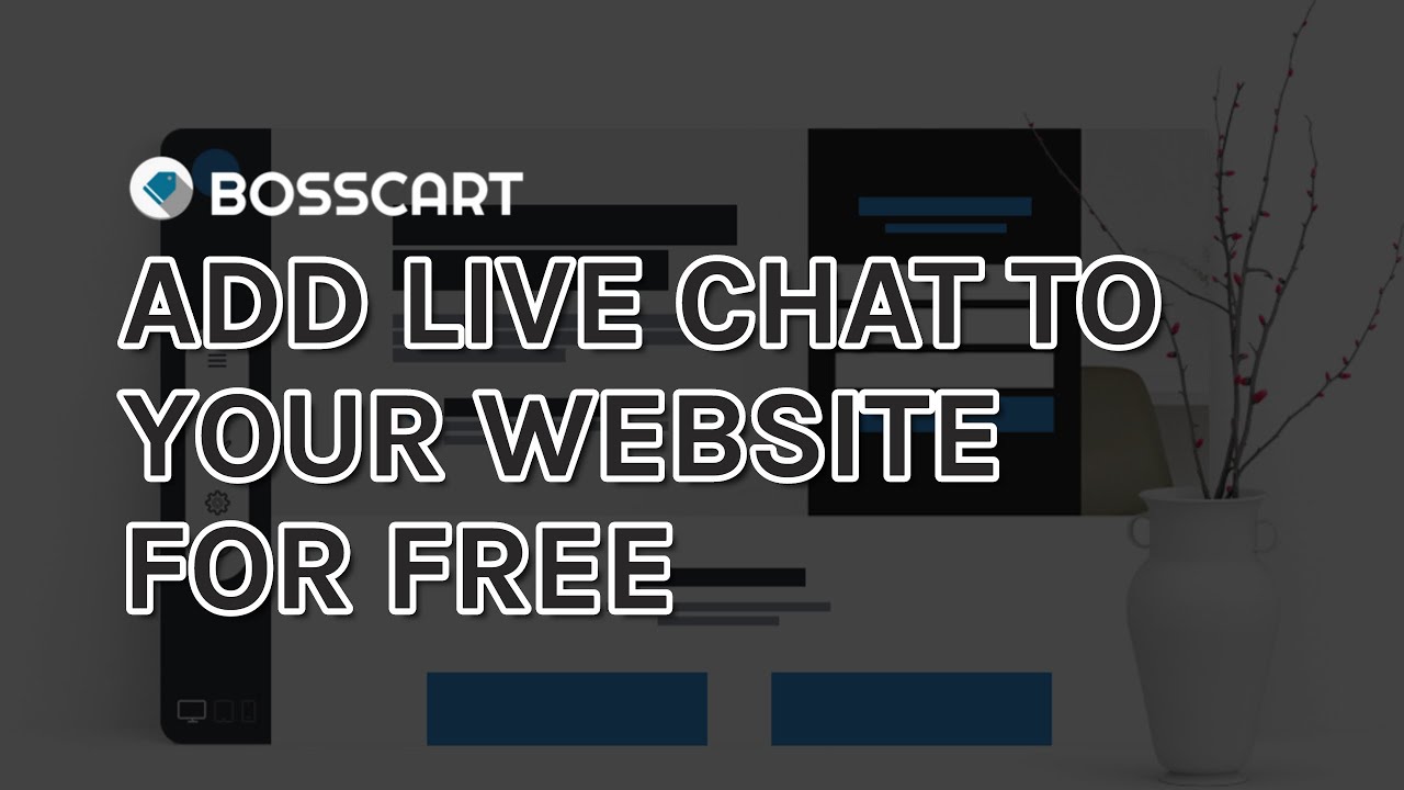 How to Add Jivochat Free Live Chat to Your Website - [Bosscart Tutorial]