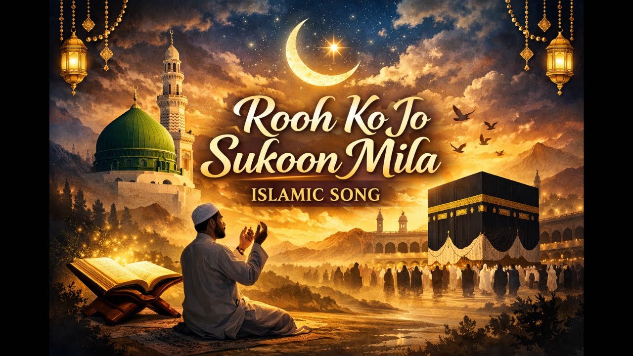 Rooh Ko Jo Sukoon Mila | Heart Touching Islamic Sufi Song | Peaceful Kalam