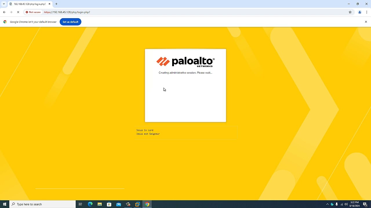 PALO ALTO NGFW - Profile de interface de management.