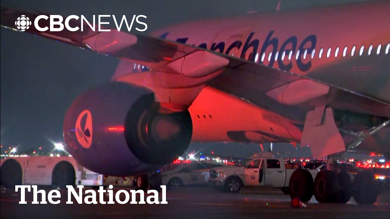 Passengers witness airport worker get struck by plane in Montreal
