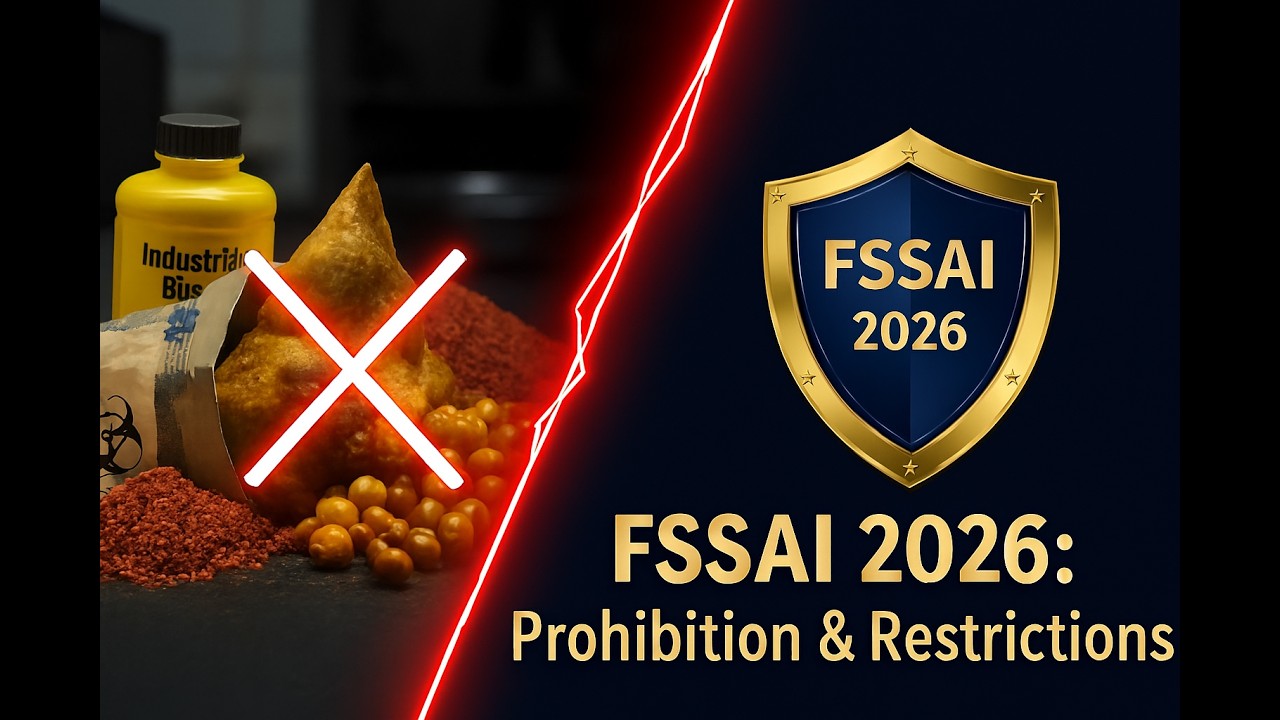 Is your Food SAFE? | FSSAI 2026: New Red Lines EXPOSED | Prohibition & Restriction of Sales