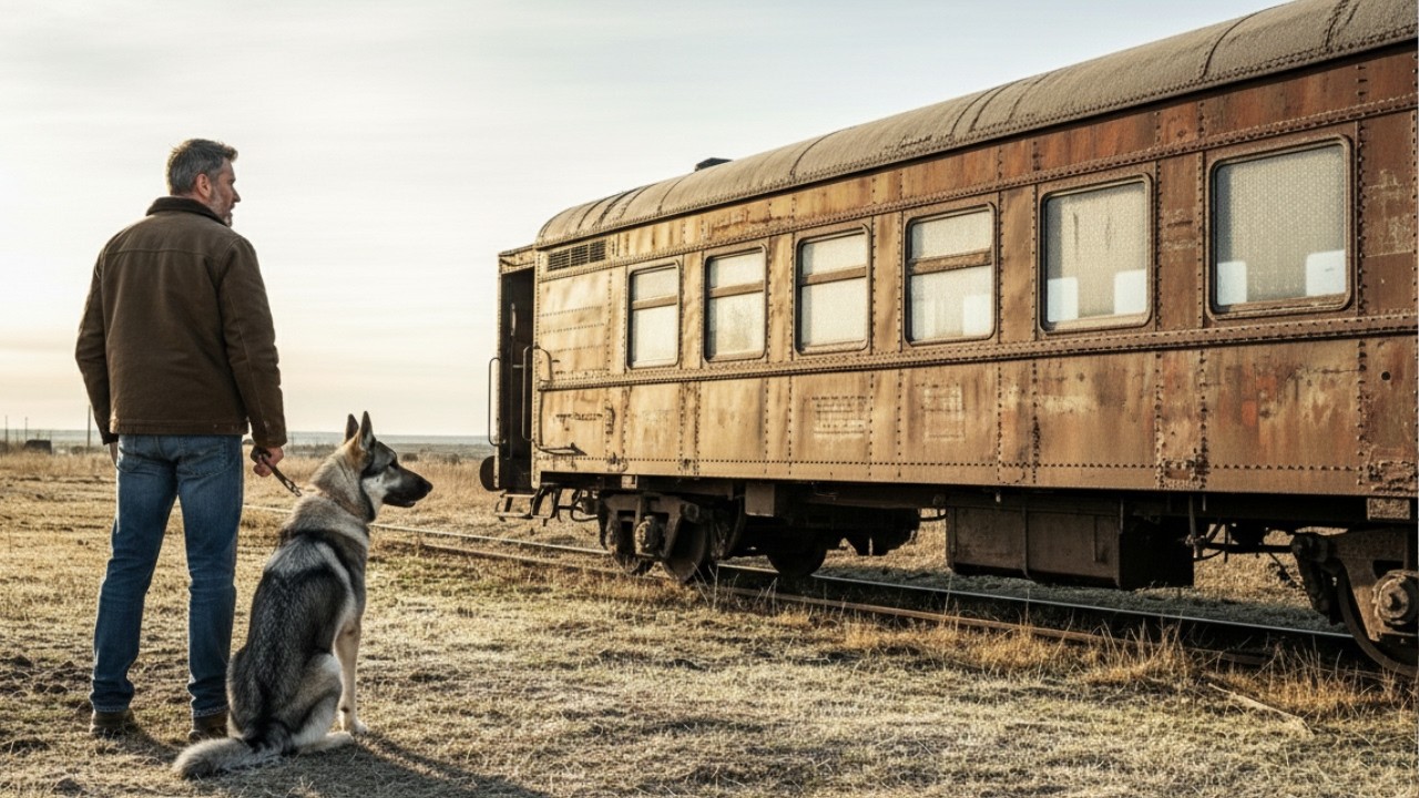They MOCKED His Rusted Railcar — Until His K9 Unearthed a 1973 SECRET