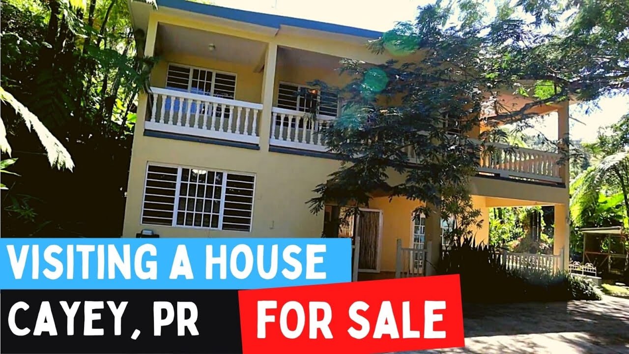 Visité casa en el campo a la venta en Cayey PR cerca de Guavate 2022
