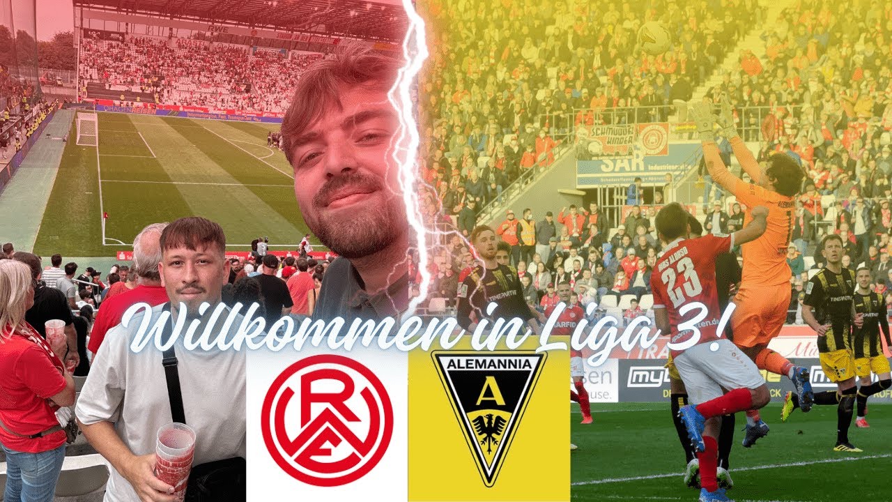 WILLKOMMEN IN DER DRITTEN LIGA!💥| ROT WEISS ESSEN VS ALEMANNIA AACHEN ⚽️