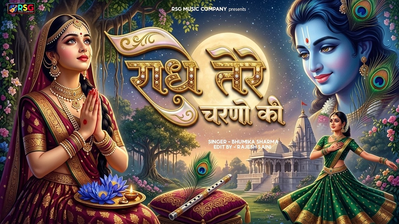 कृष्ण भजन : राधे तेरे चरणों की | Radhe Tere Charno Ki | Krishna Bhajan | Bhumika Sharma Viral Bhajan