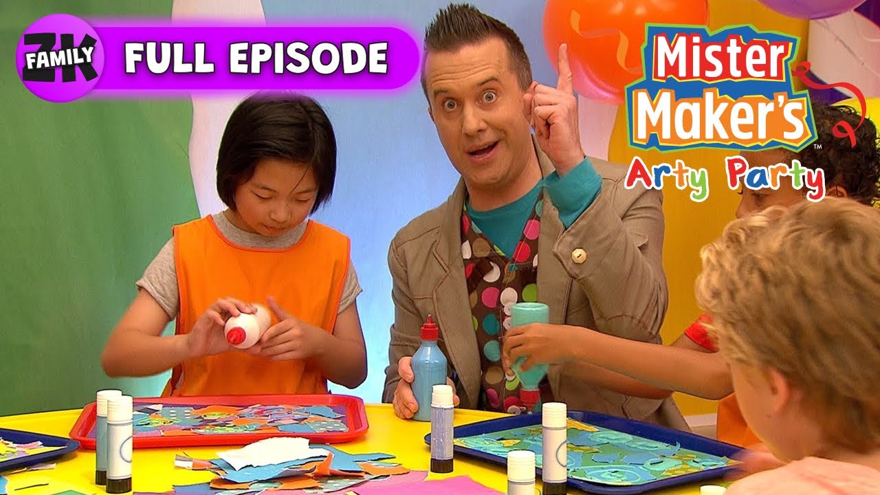 Mister Makers Arty Party S1 EP06 - Swirls - Full Episode | ZeeKay Family