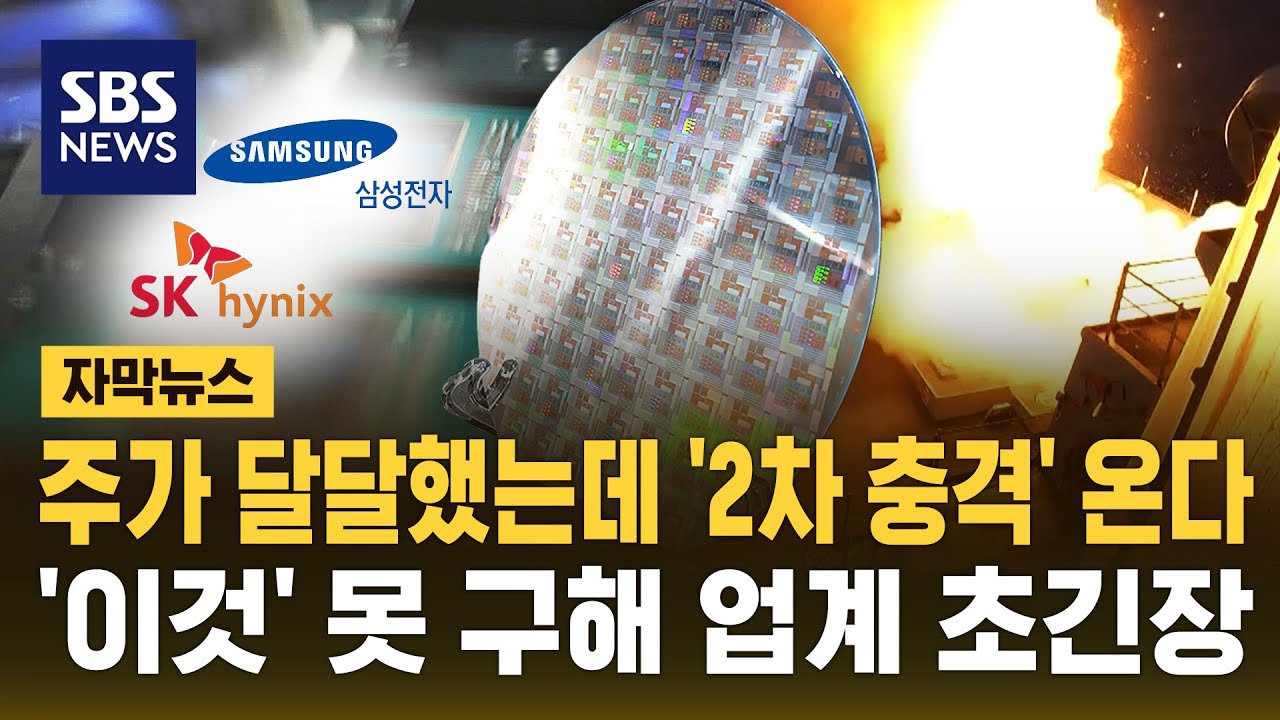 주가 달달했는데 '2차 충격' 온다…'이것' 못 구해 업계 초긴장 (자막뉴스) / SBS