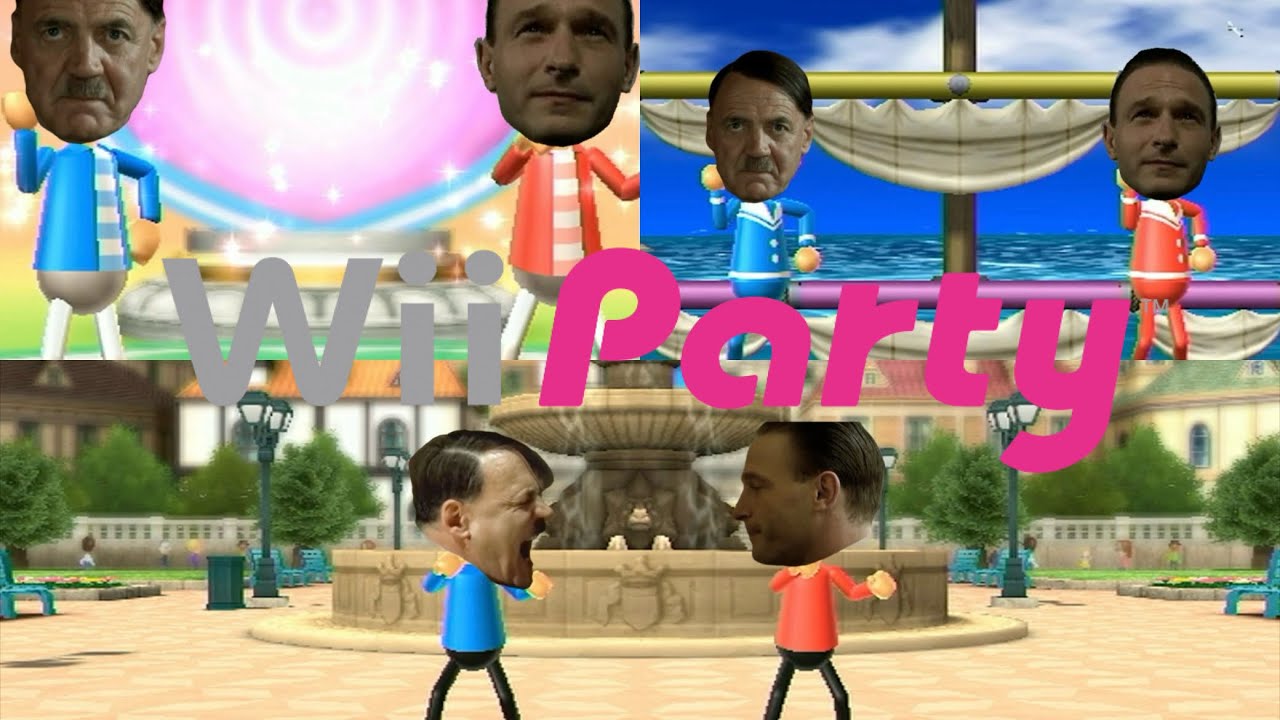 Hitler Plays Wii Party Pair Games