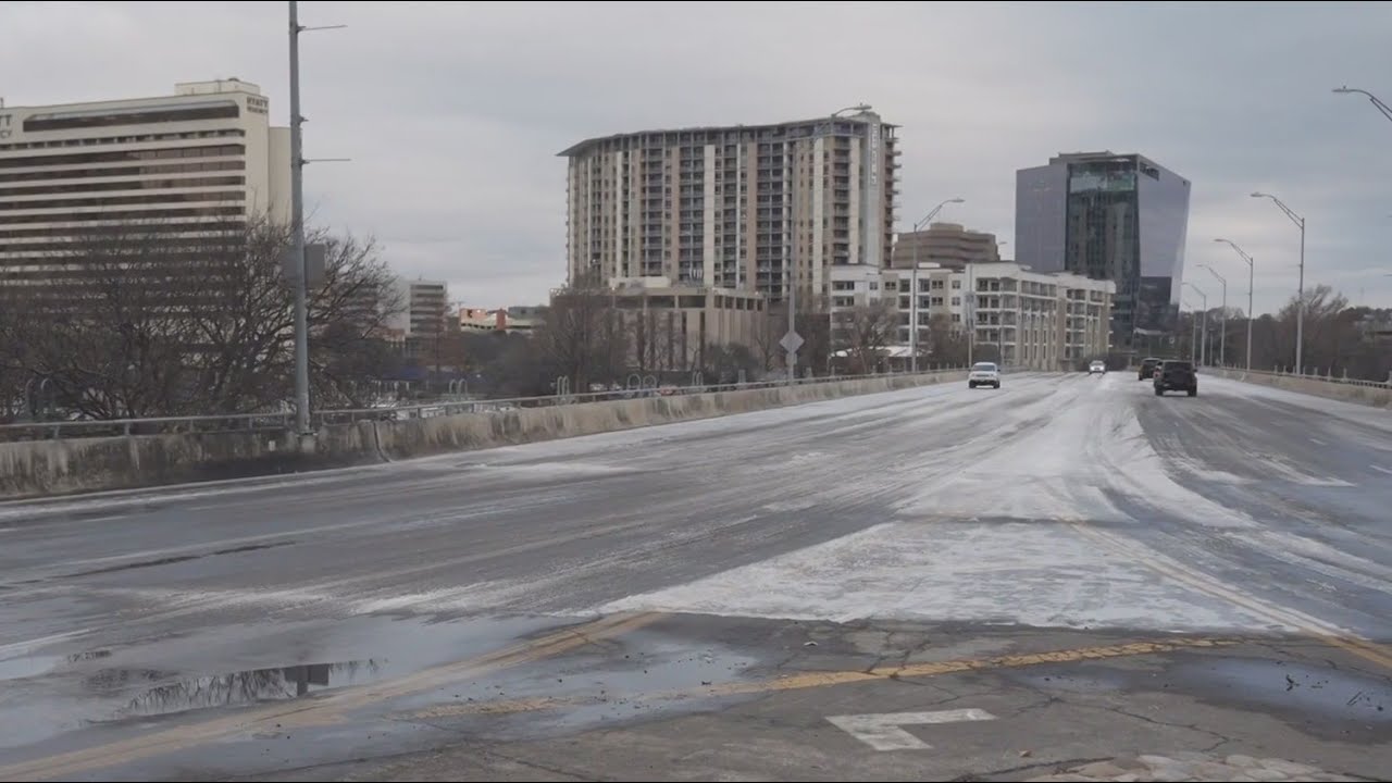 Roads remain slippery in Austin after winter storm