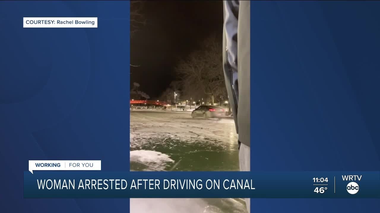 Bystanders rescue woman from Downtown Indianapolis canal