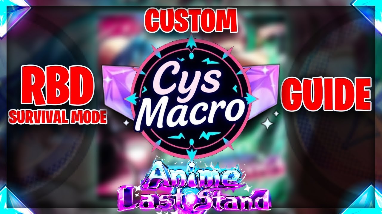 Как сделать макрос для любого *нового* уровня в Roblox Anime Last Stand! (CYS Macro)