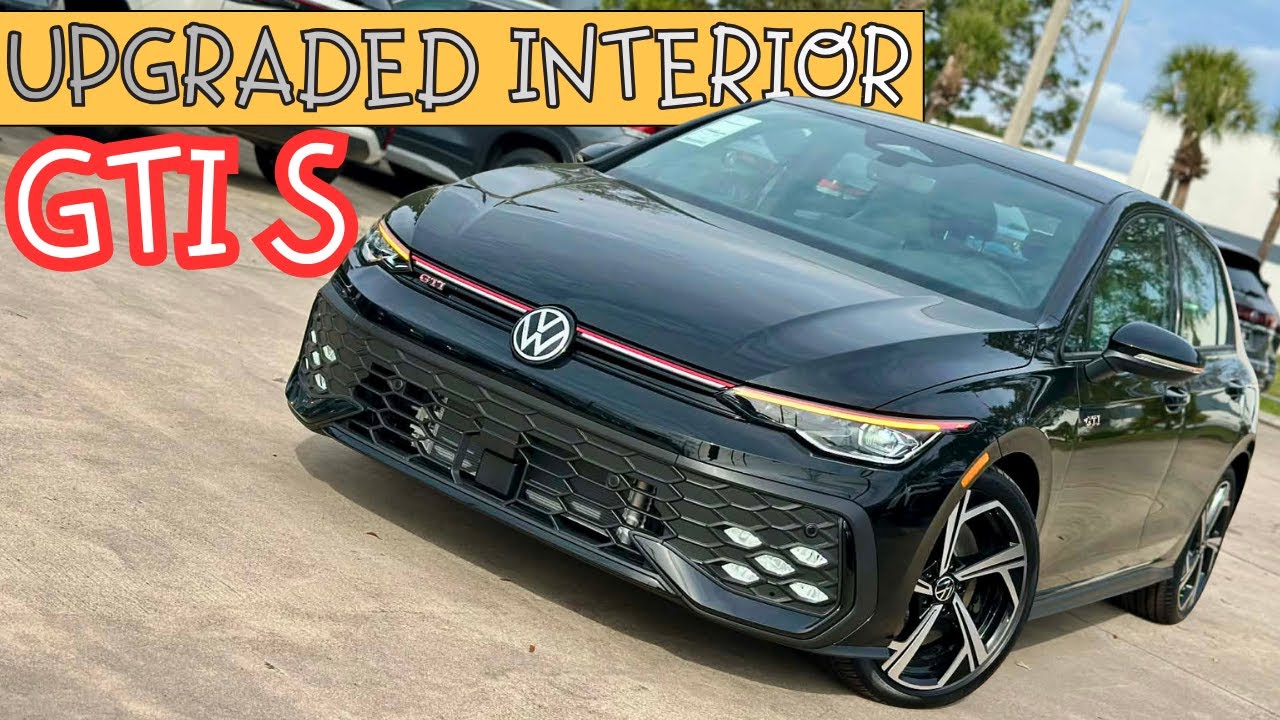 Volkswagen Golf GTI S 2026 года в черном цвете, но отнюдь не является простым!