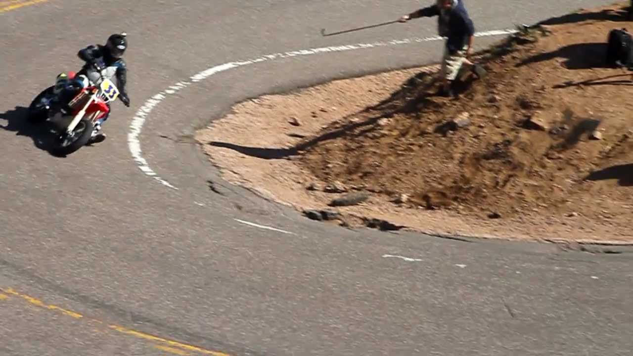 2012 PPIHC 450cc supermoto class runs up pikes peak