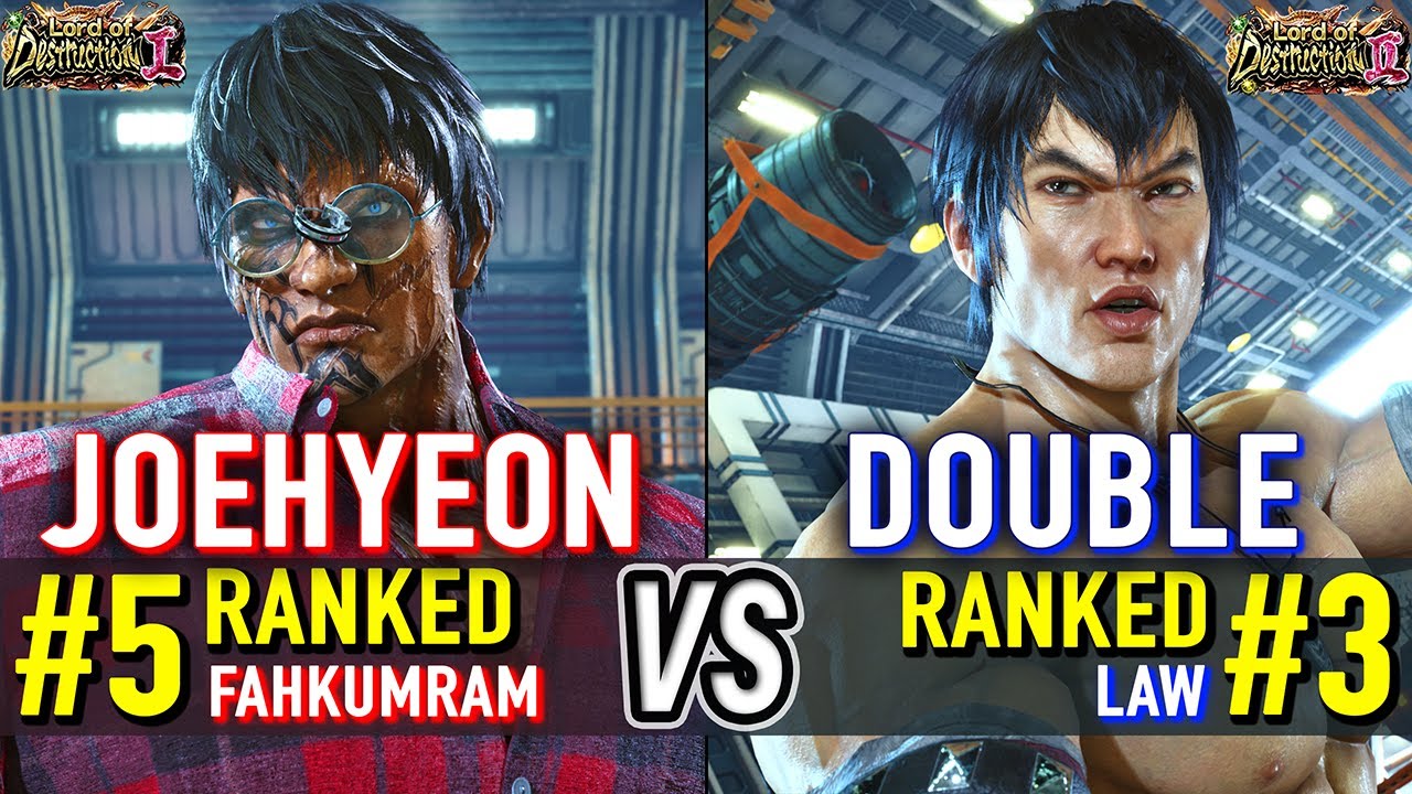 T8 🔥 JOEHYEON (#5 Ranked Fahkumram) vs DOUBLE (#3 Ranked Law) 🔥 Tekken 8 High Level Gameplay