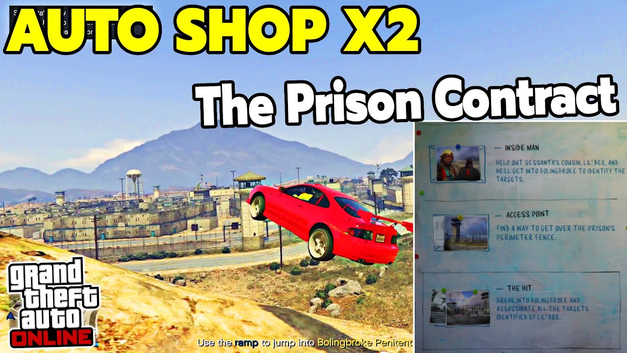 AUTO Shop - The Prison Contract X2 บุกคุก | GTA V Online