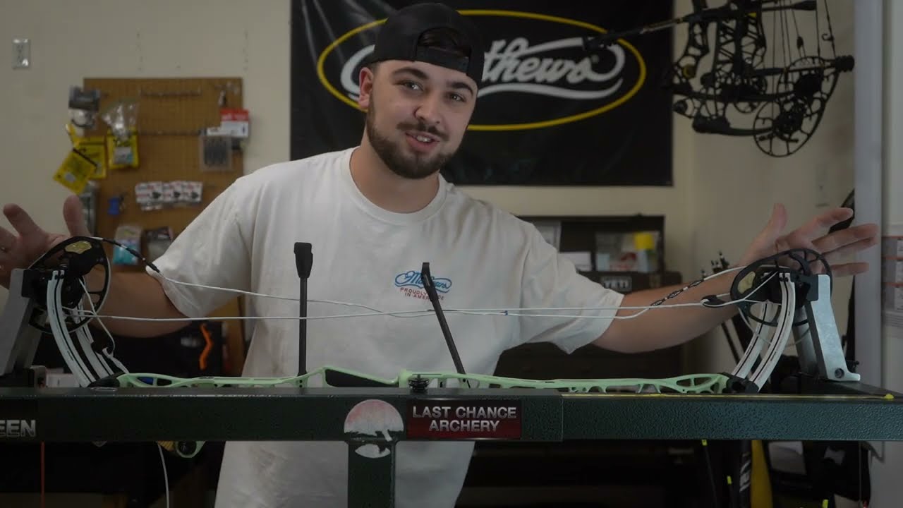 How To Put Strings on a Mathews Bow (Mathews Title 38 Gen 1)