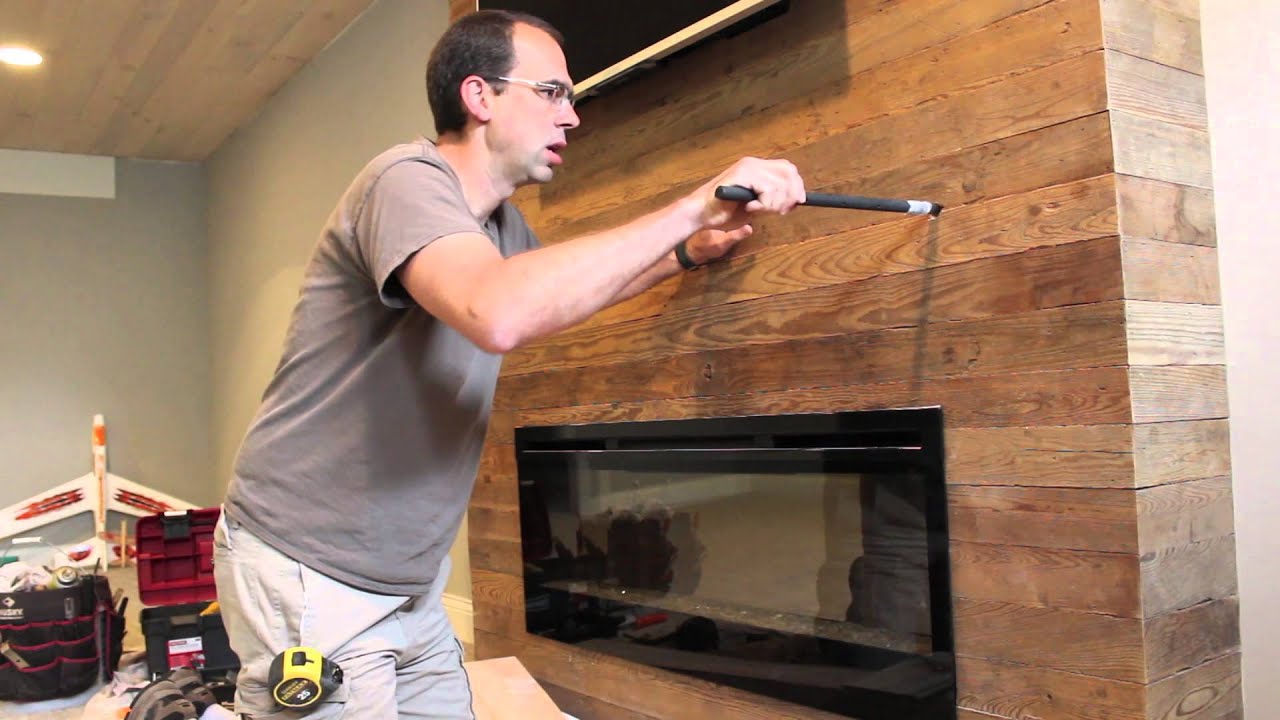 Installing a Wood Fireplace Mantel
