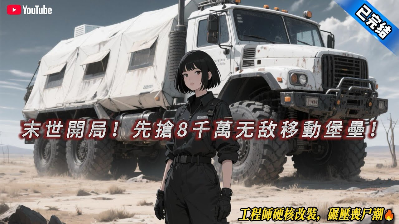 末世開局！搶走8千萬移動堡壘🚚工程師硬核改裝，碾壓喪屍潮🔥 #末世生存 #女強爽文 #機械美學