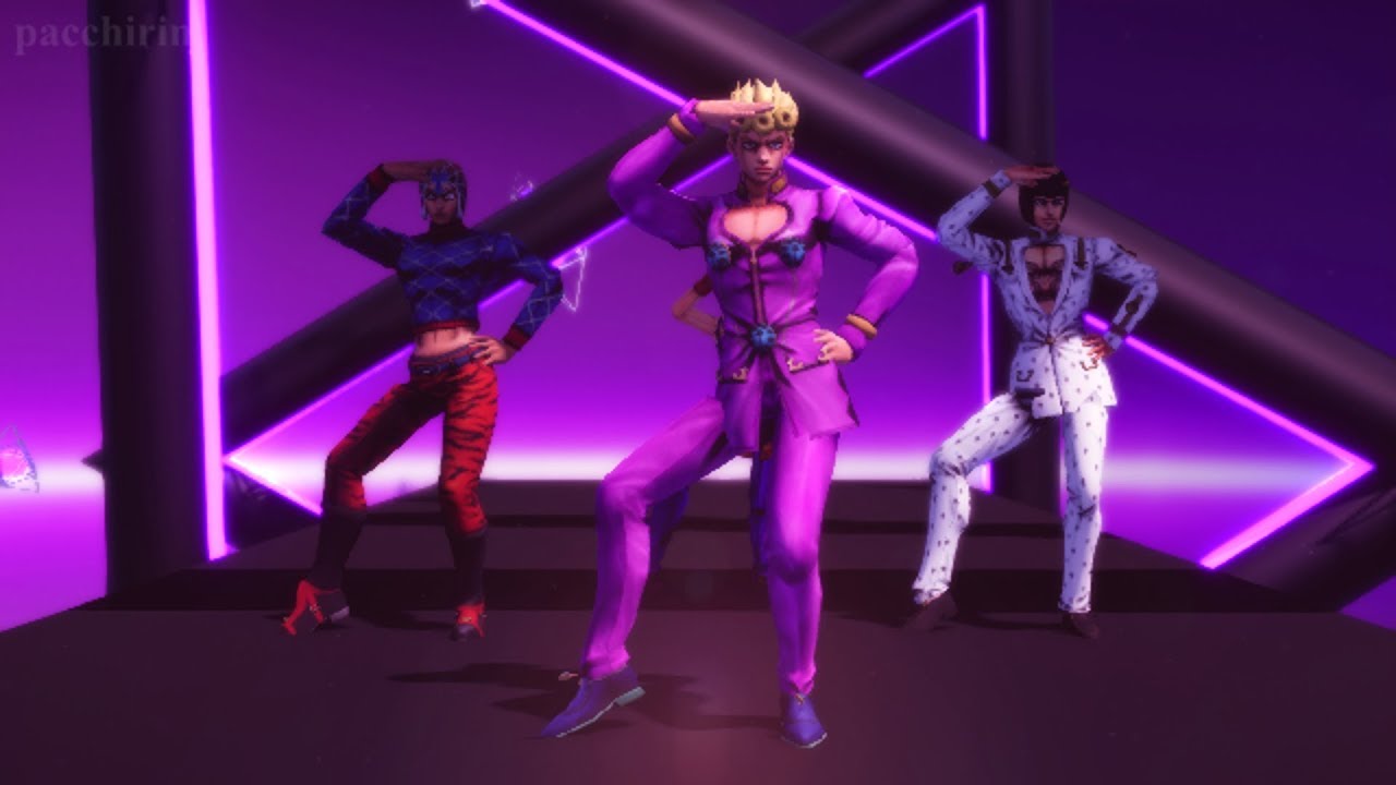 【JoJo MMD】K/DA - POP/STARS【Vento Aureo】60fps