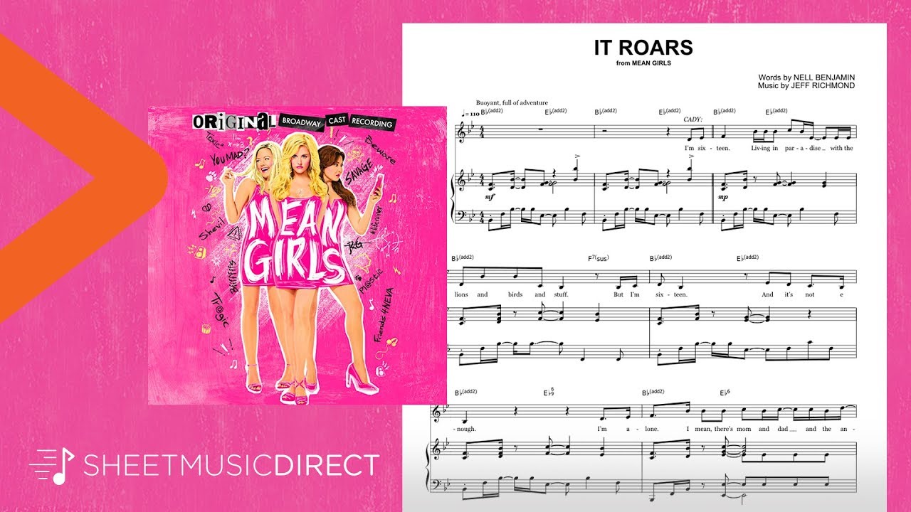 It Roars Sheet Music (from Mean Girls: The Musical) - Jeff Richmond - Piano & Vocal