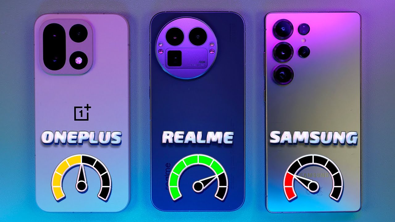 THIS IS POWERFUL! 💪 Realme GT 8 Pro vs OnePlus 15 vs Samsung S25 Ultra: Performance and Battery Test