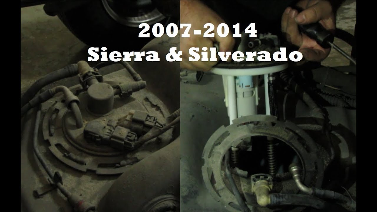 Снятие топливного насоса GMC Sierra 2007-2014